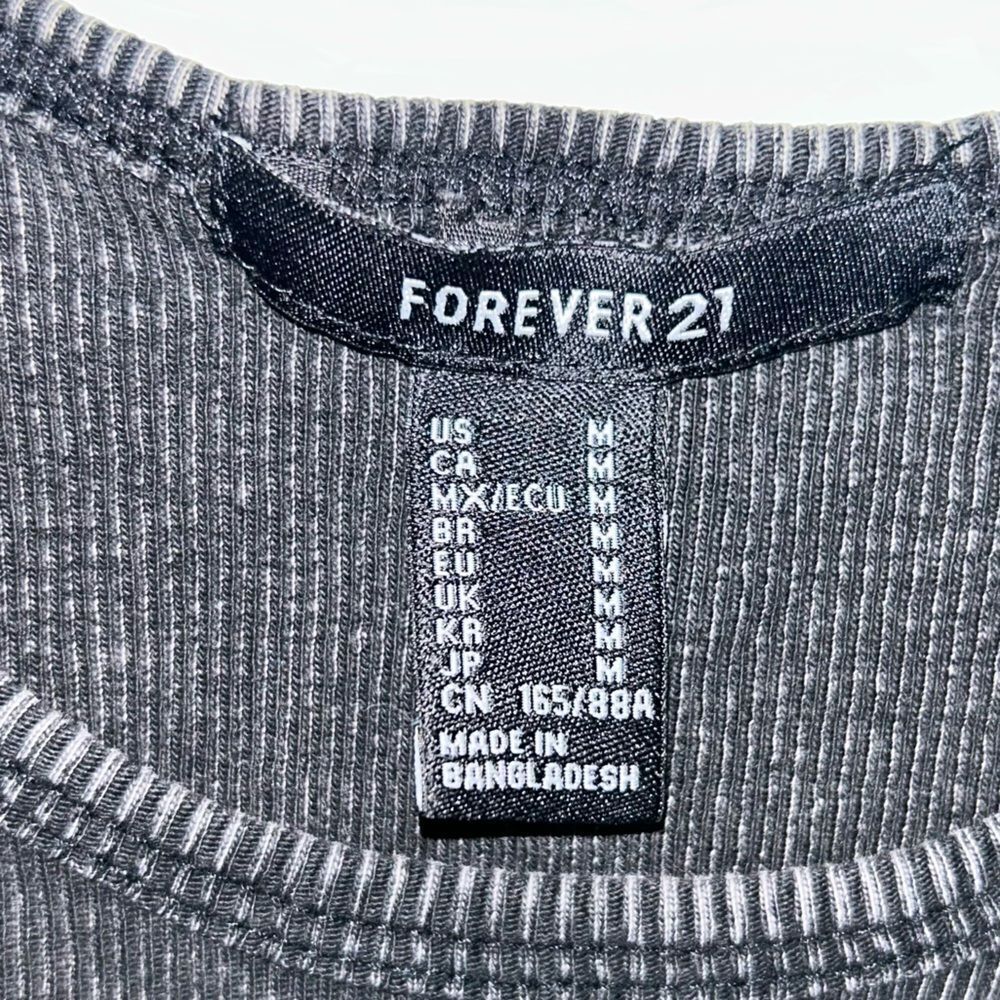 Forever 21 Crop Top “Vintage Iron Outlaw”​​ - Picture 3 of 3